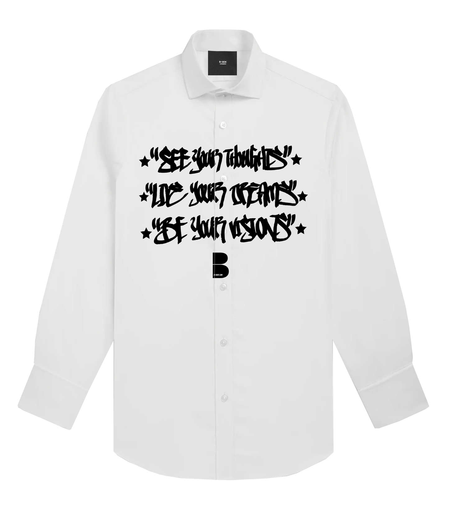 White Second Life Shirt Volume 2 - Black Print