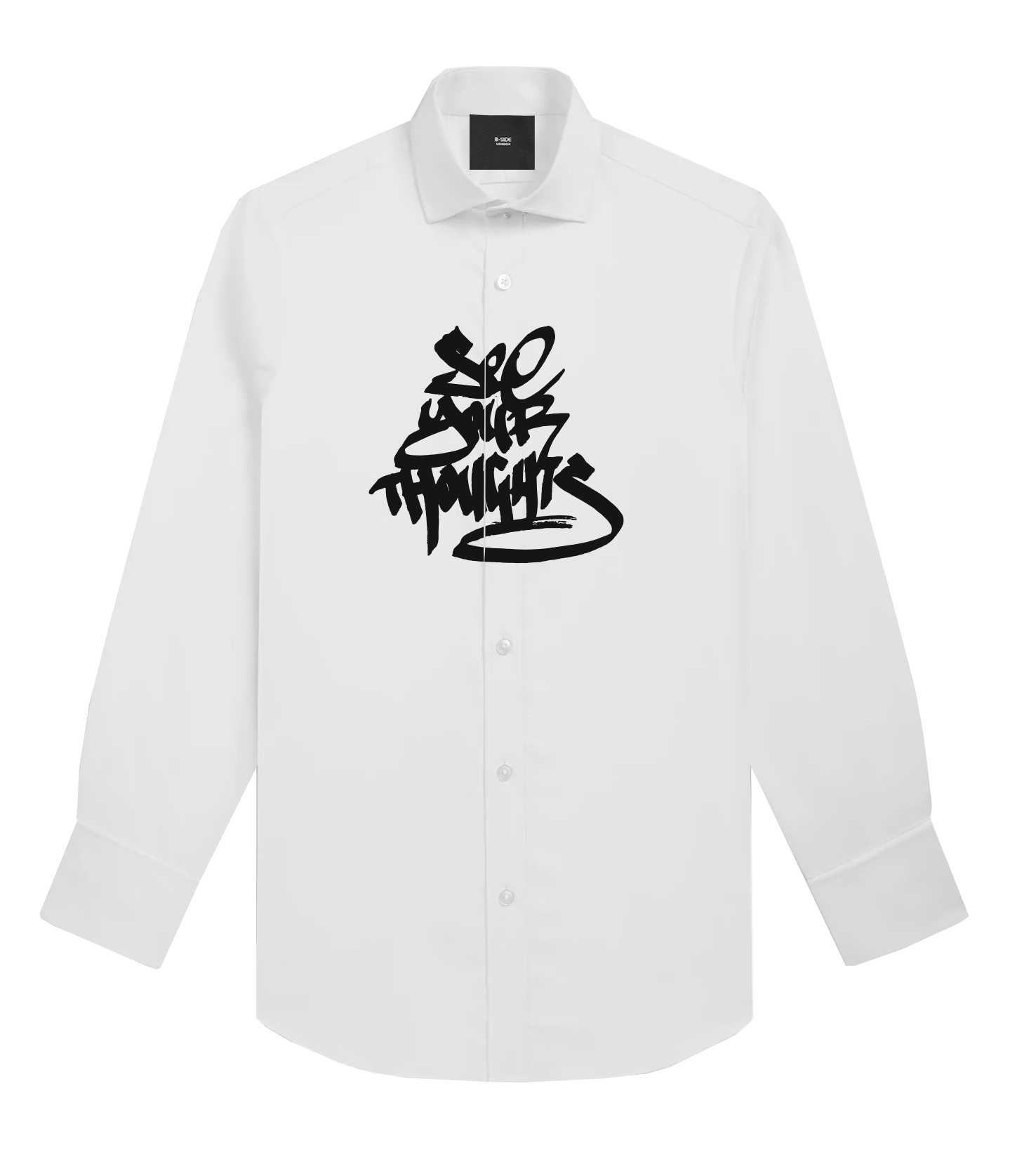 White Second Life Shirt Volume 1 - Black Print