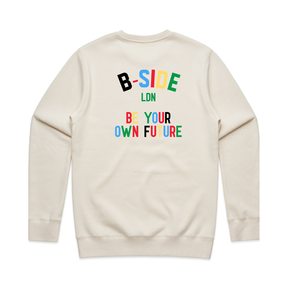 Cream Multi Future Sweat Multicoloured Print