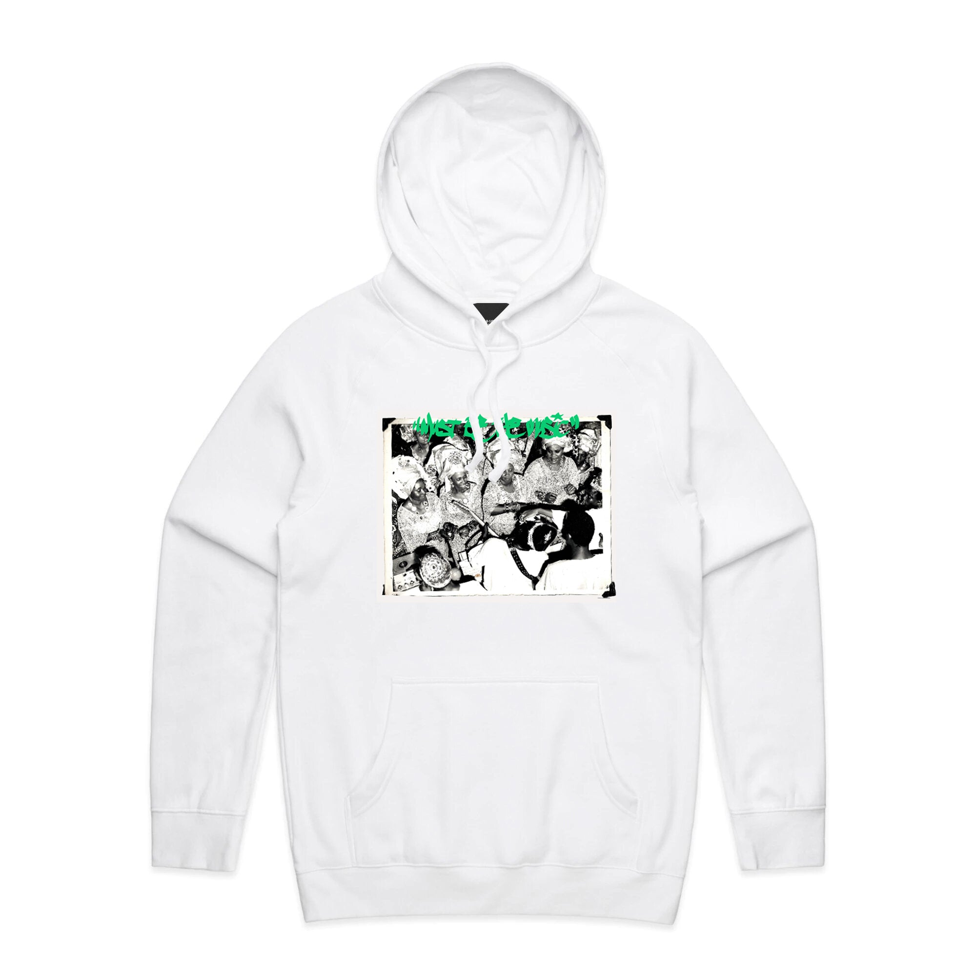 Memory Card Print Hoodie - White