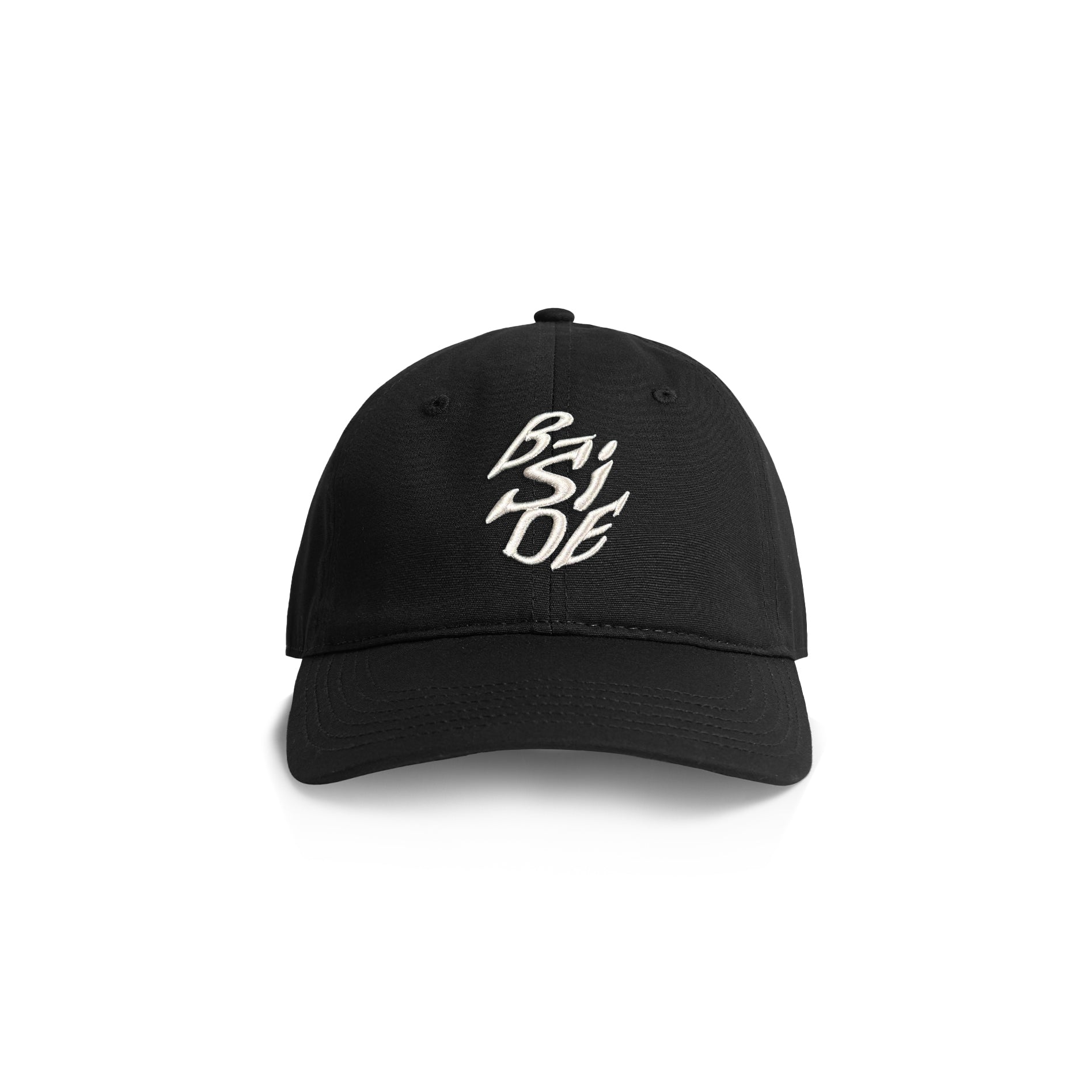 Black Cyrus Trucker Hat - White Embroidery