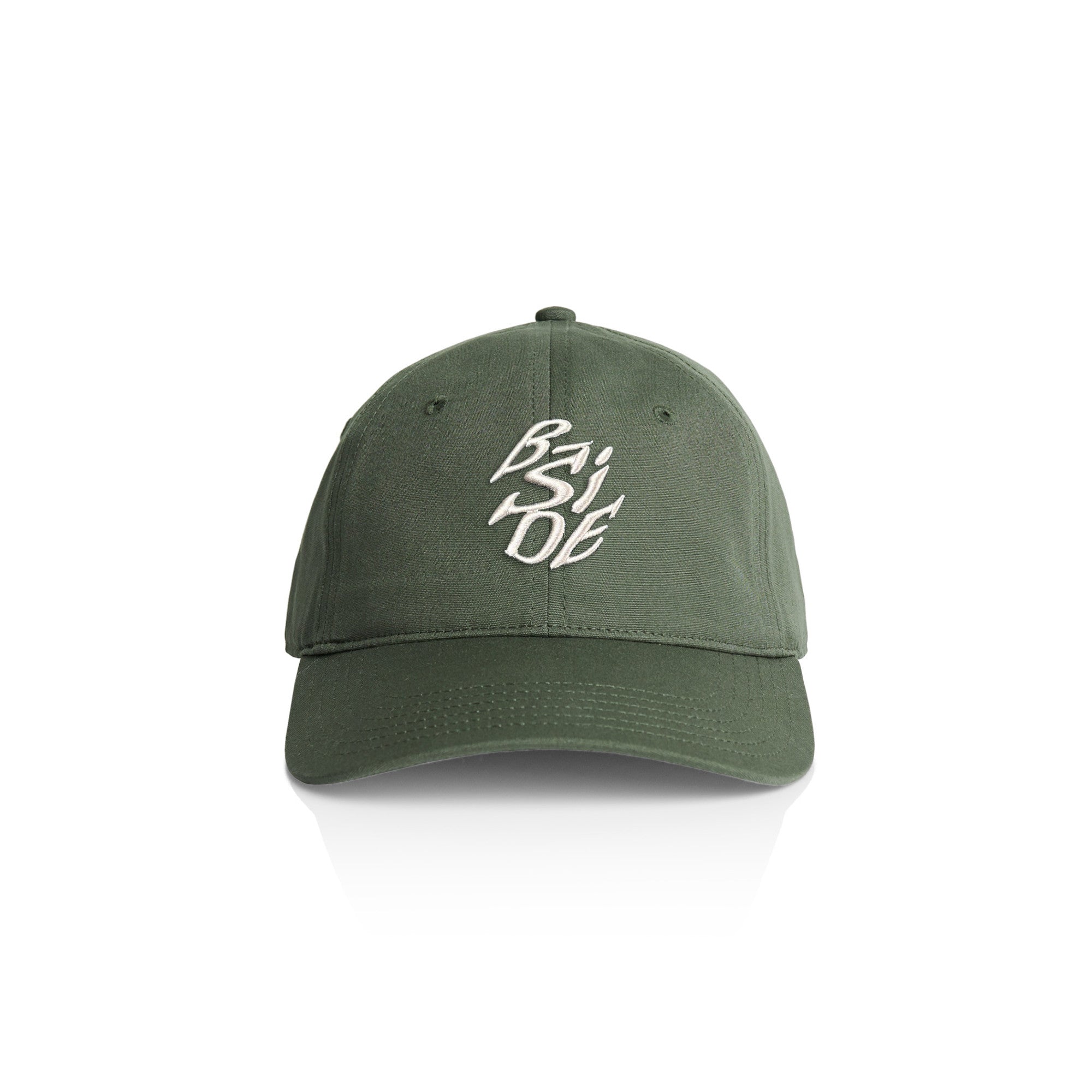 Green Cyrus Trucker Hat - White Embroidery