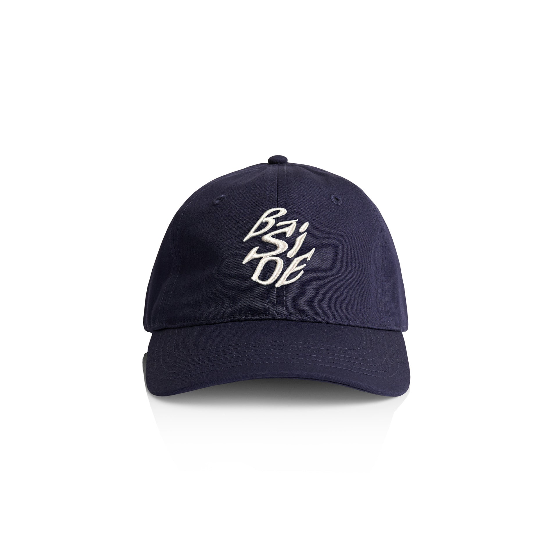 Navy Cyrus Trucker Hat - White Embroidery