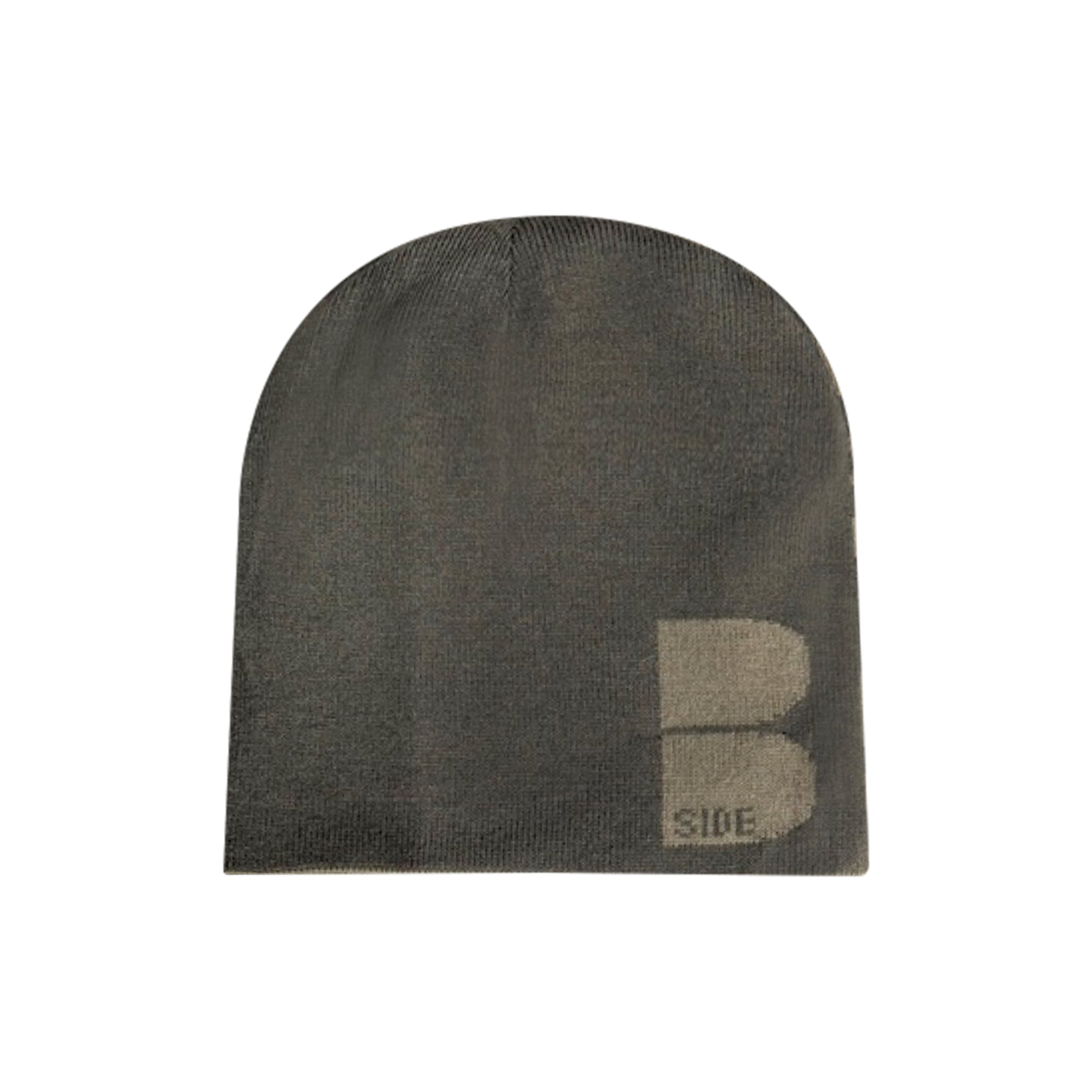 B-side Reversible Graffiti Beanie - Grey & Beige