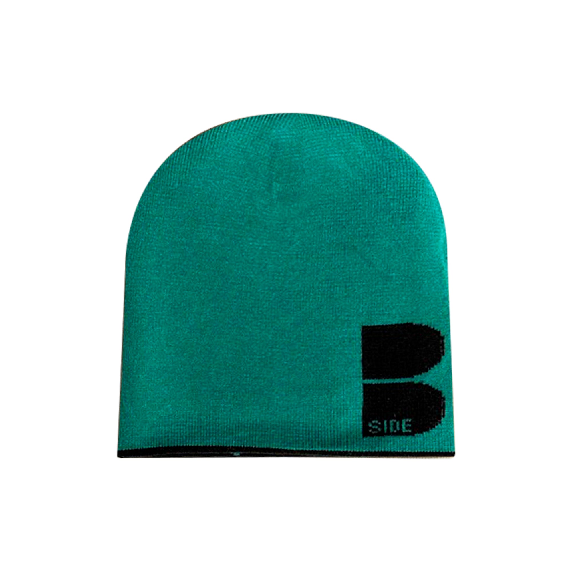 B-side Reversible Graffiti Beanie - Black & Green