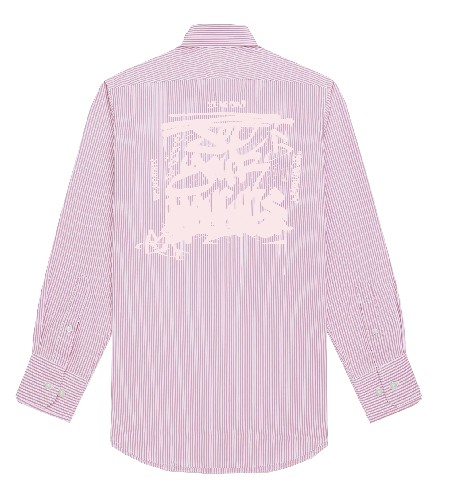 Striped Pink Second Life Shirt Volume 3 - Pink Print