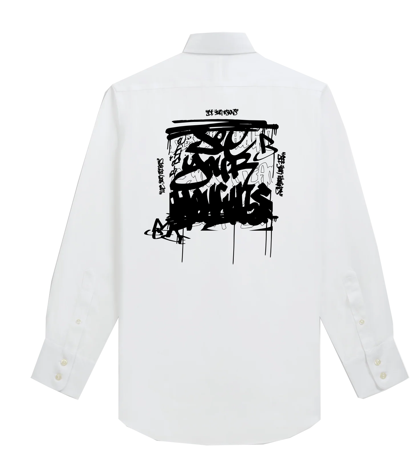 White Second Life Shirt Volume 3 - Black Print