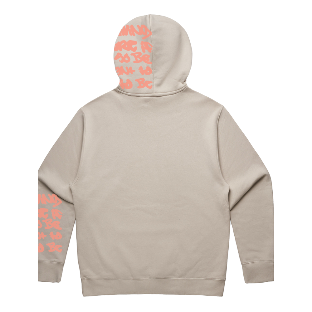 Bone Bionic Hoodie - Clay Print