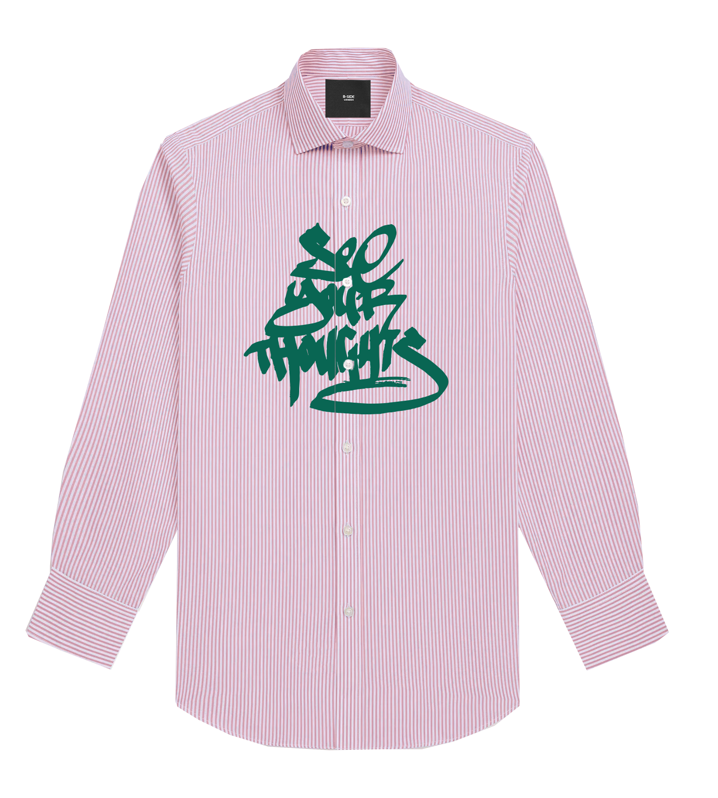 Pink Second Life Shirt Volume 1 - Green Print