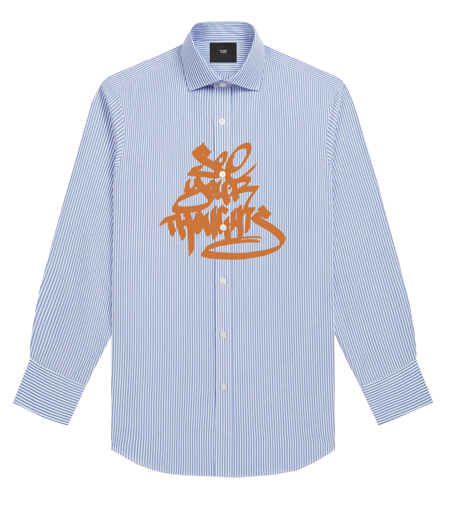 Baby Blue Second Life Shirt Volume 1 - Orange Print