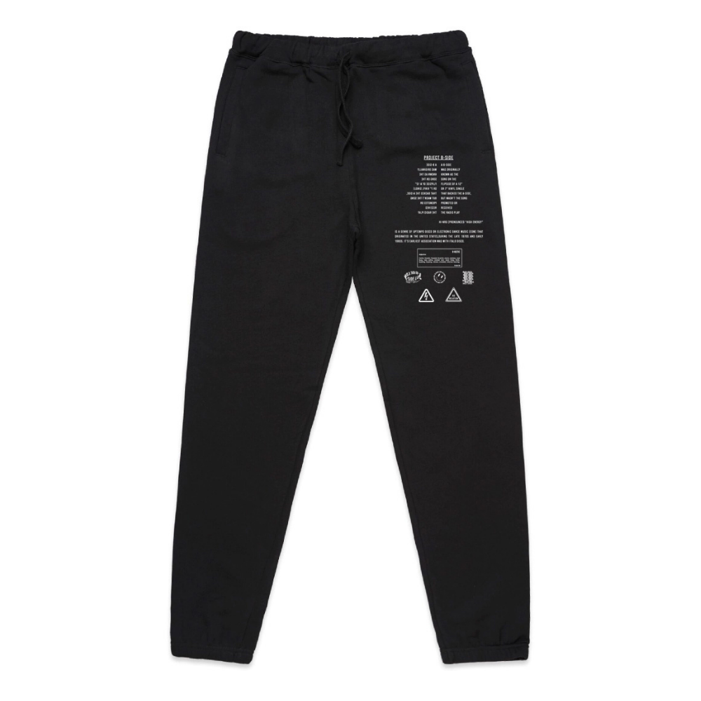 Black Project B Frontoff Joggers