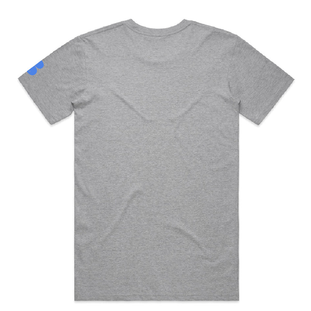 Grey OG T-Shirt - Blue Print