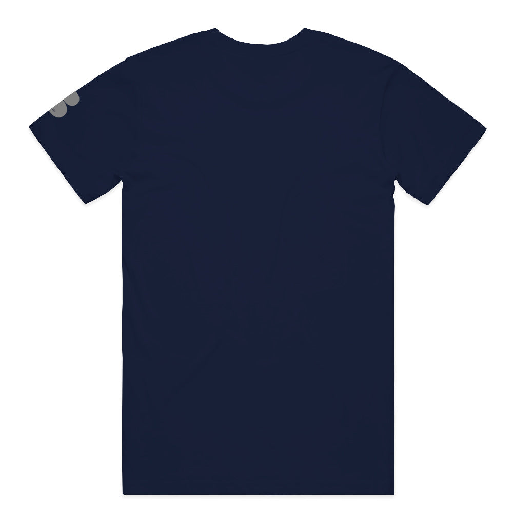 Navy OG T-Shirt - Grey Print