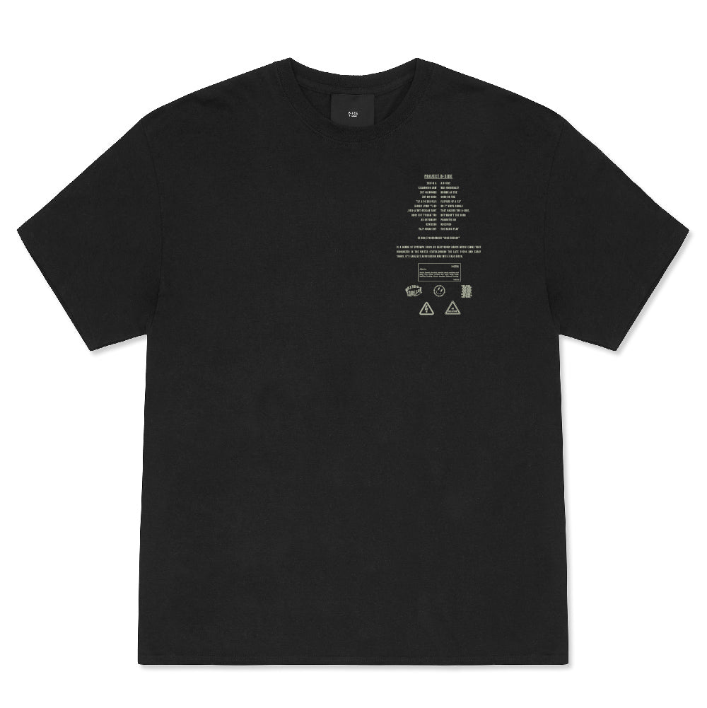 Black Project B-side T-Shirt - Grey Print