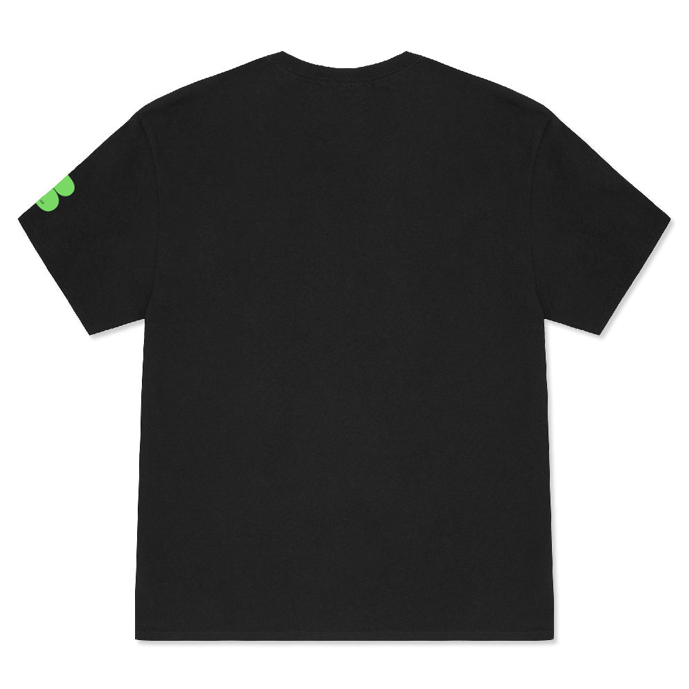 Black OG T-Shirt - Neon Green Print