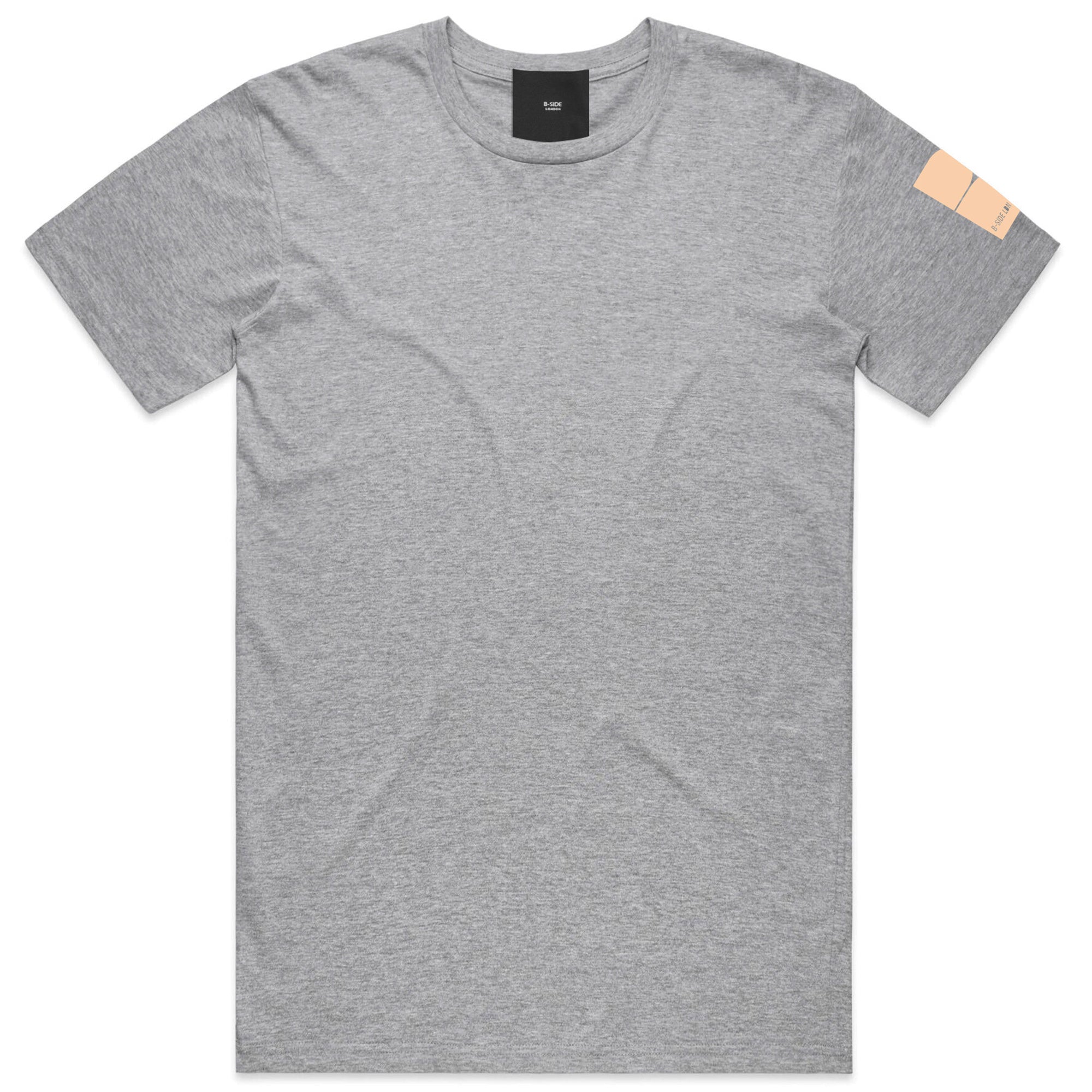 Grey Throwback Graff T-Shirt - Mustard Print
