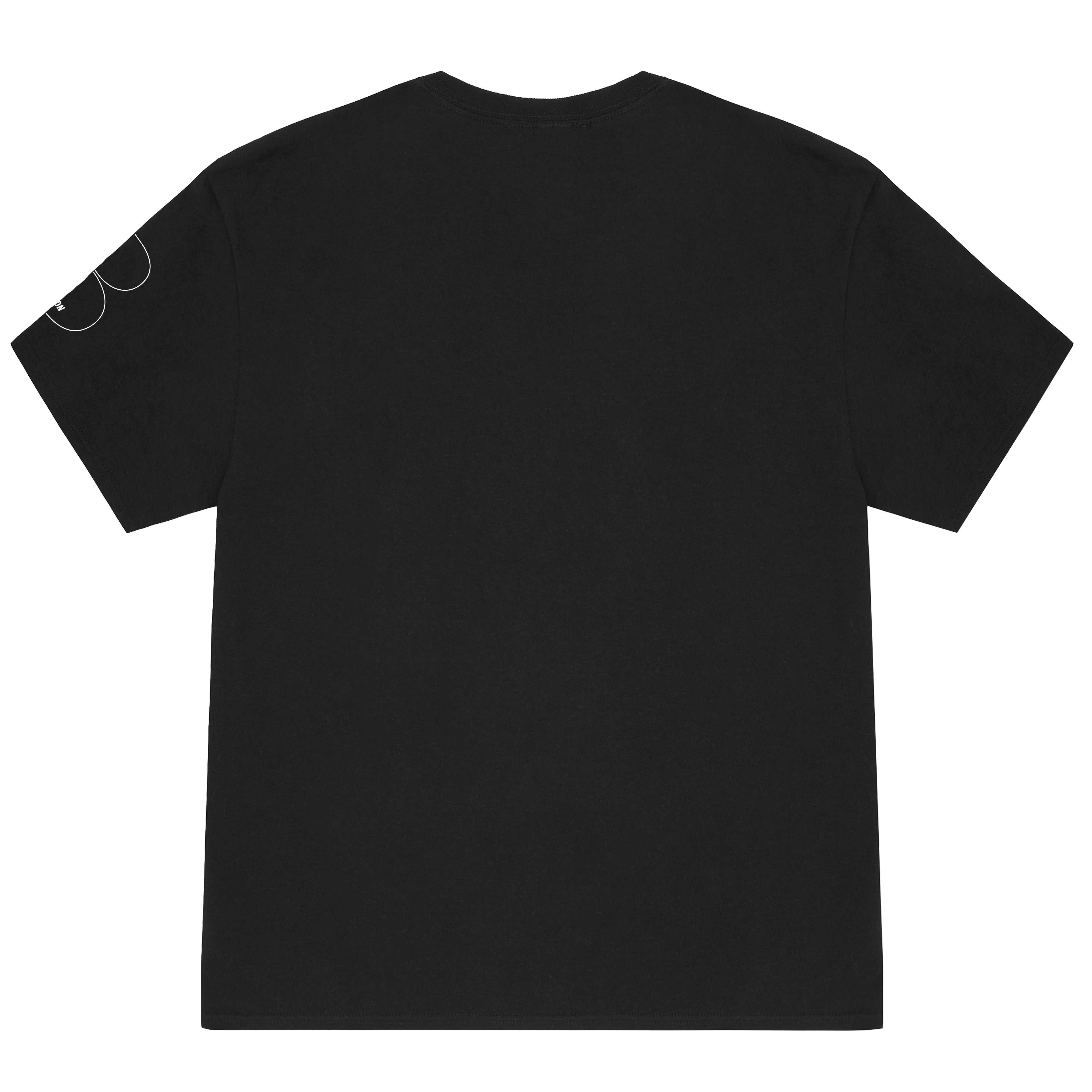 Black OG Outline T-Shirt - White Print