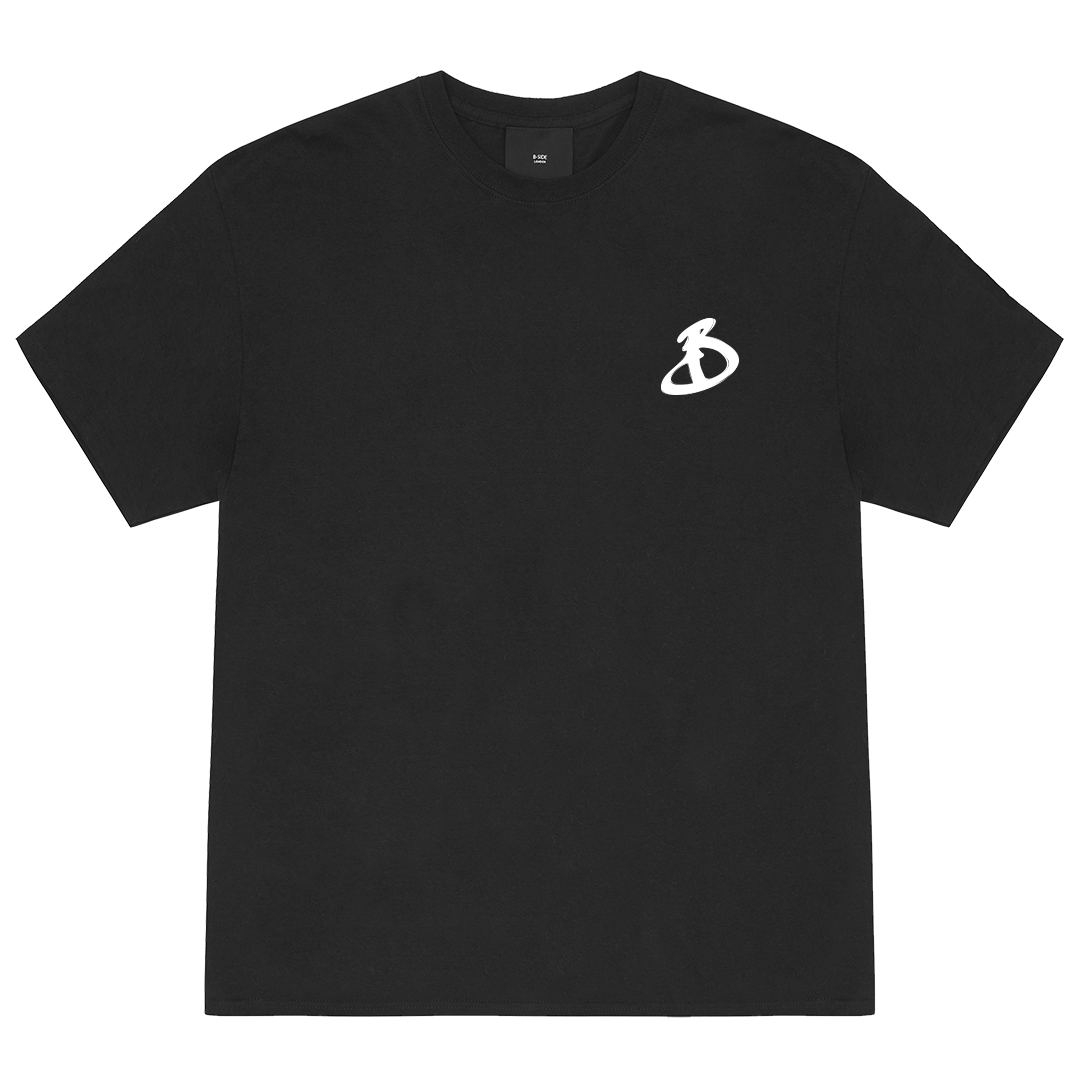 Black Selector T-Shirt - White Print