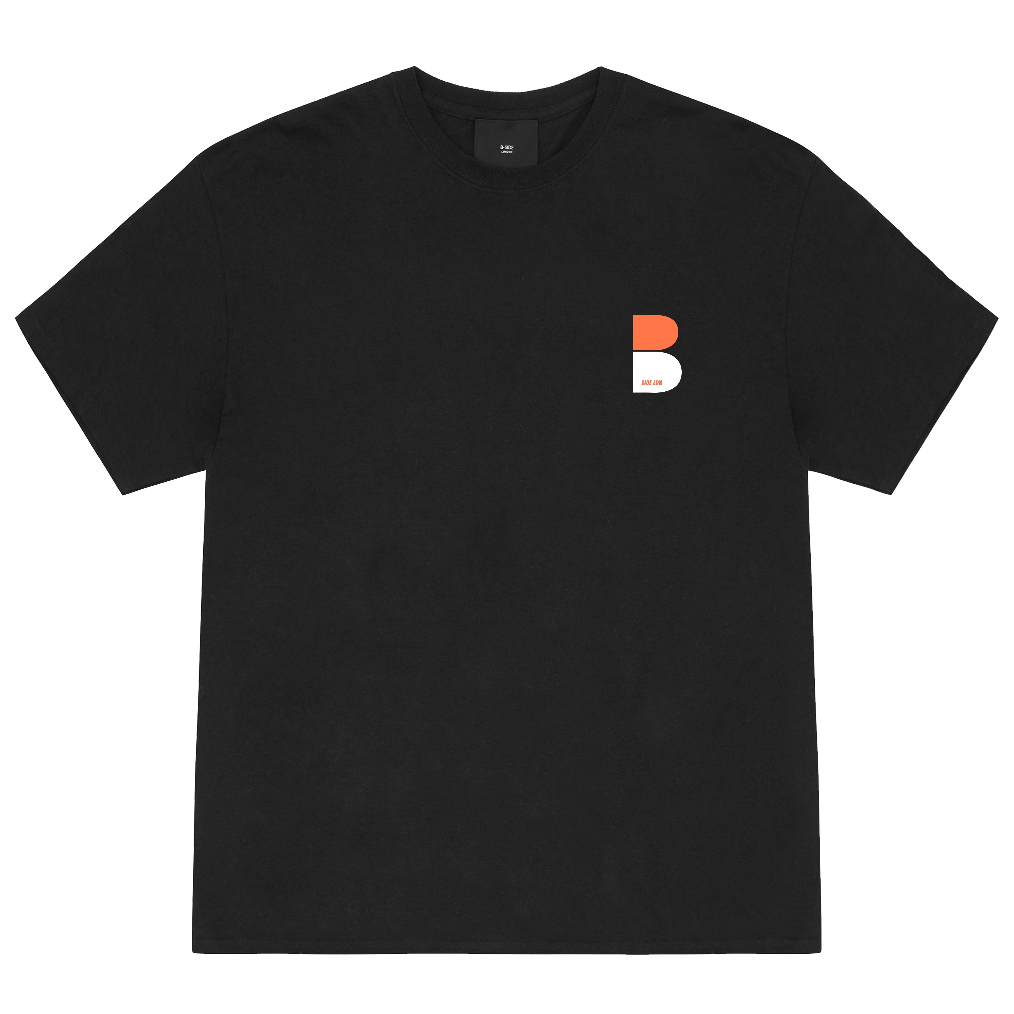 Black Honour T-Shirt - Orange Print