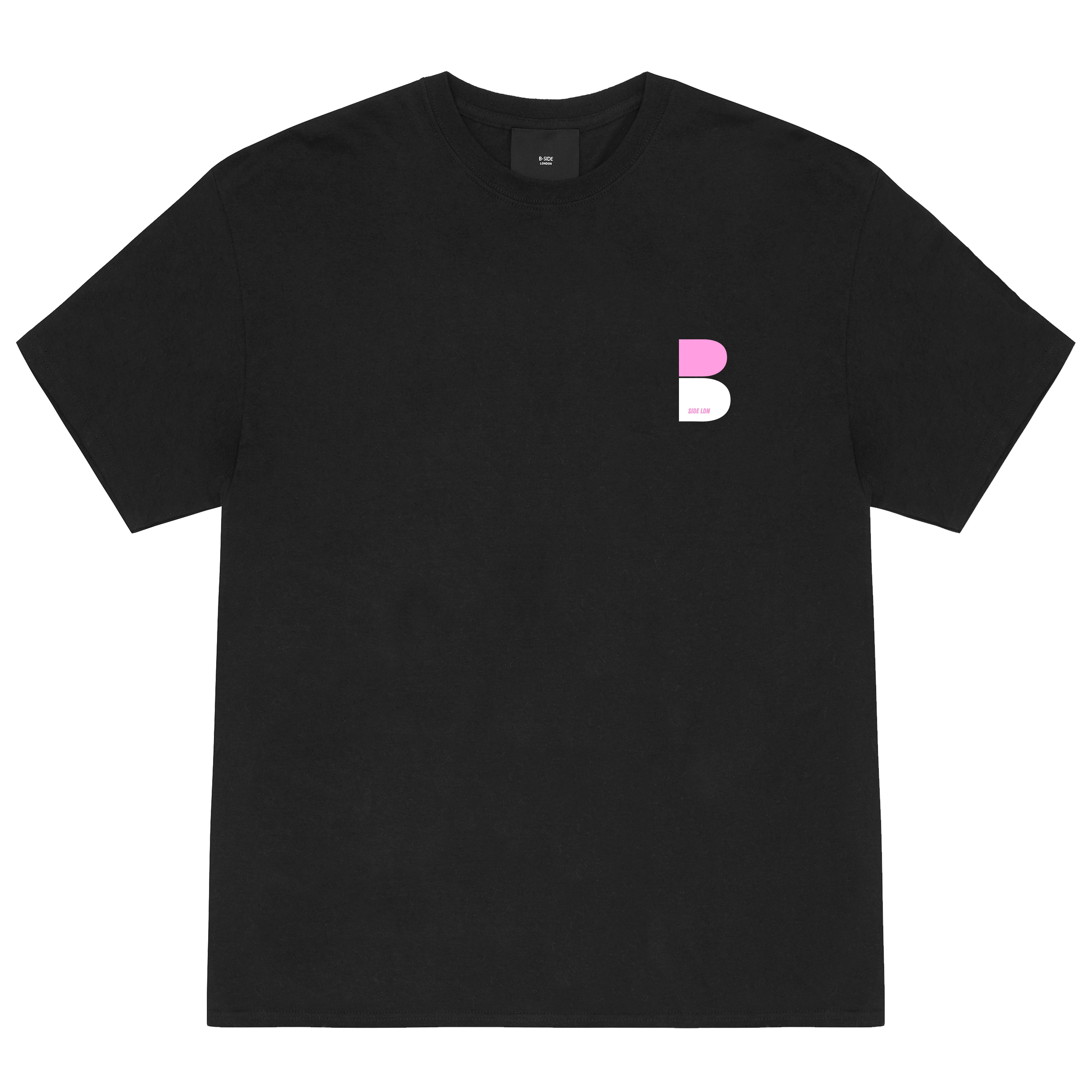 Black Honour T-Shirt - Pink Print