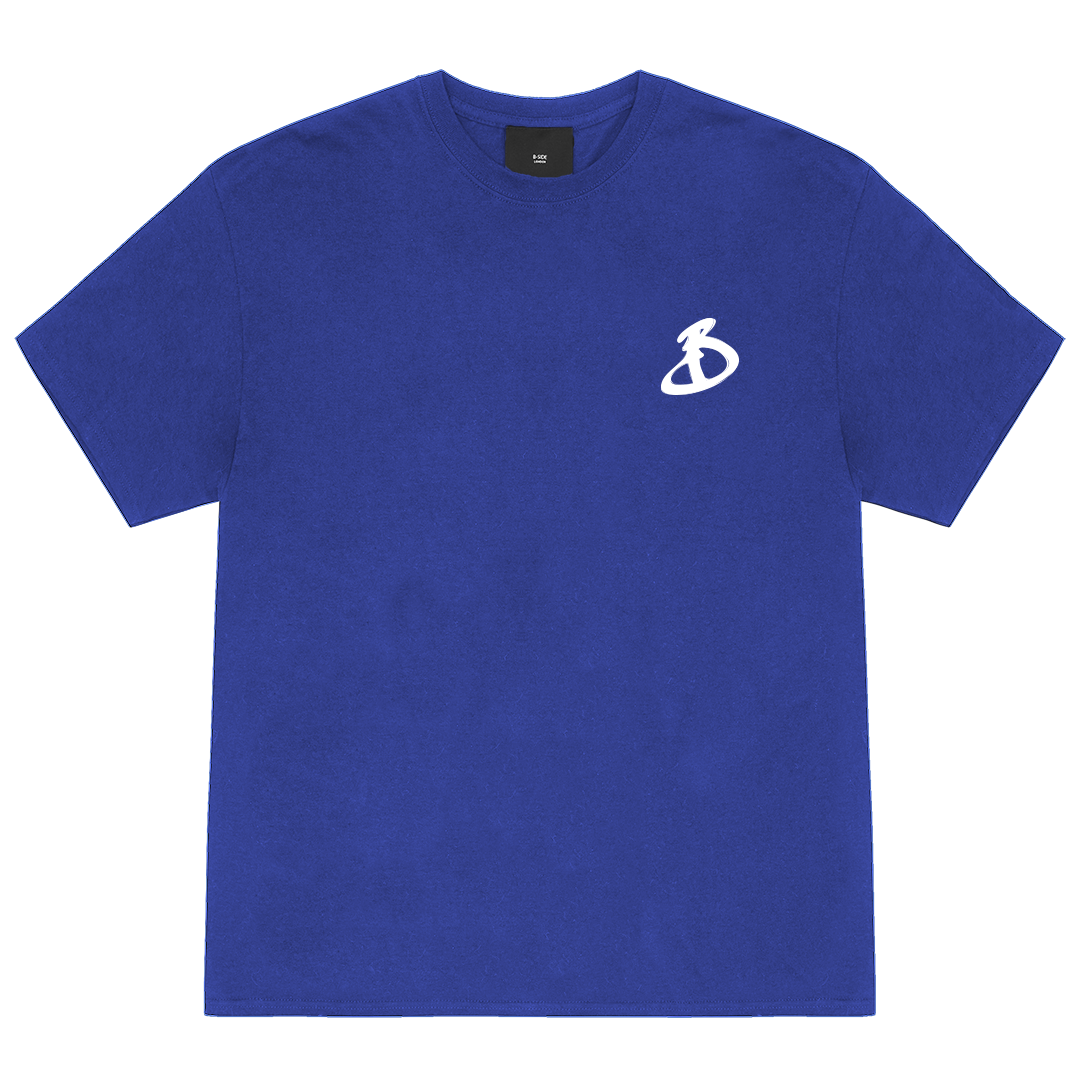 Blue Selector T-Shirt - White Print